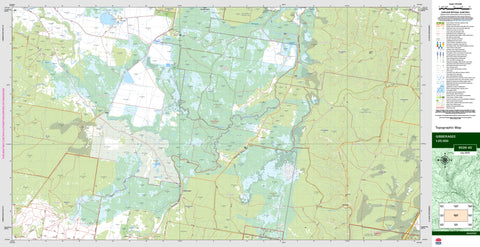 Gibberagee 9539-4S Topographic Map 1:25k