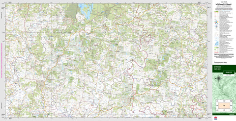 Dunoon 9540-1S Topographic Map 1:25k