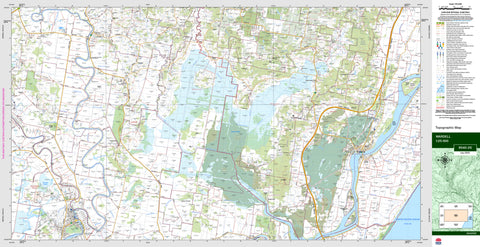Wardell 9540-2S Topographic Map 1:25k