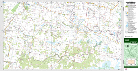 Tatham 9540-3S Topographic Map 1:25k
