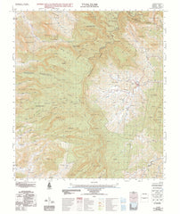 9541-3 Tyalgum 1:50k Topographic Map