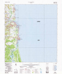 9544 Caloundra 1:100k Topographic Map