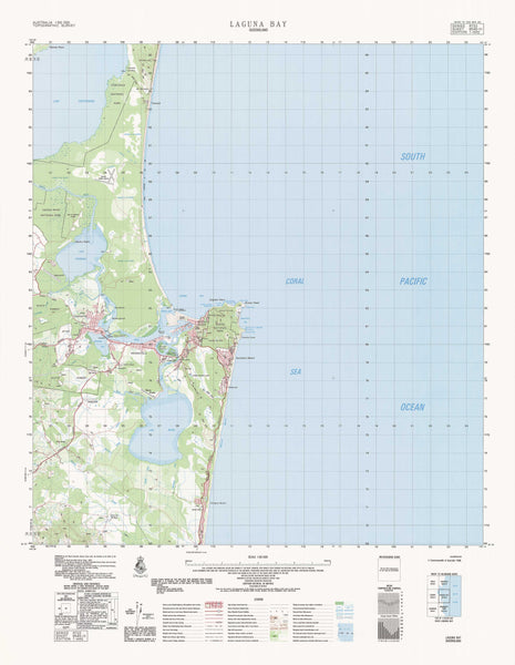 9545-3 Laguna Bay 1:50k Topographic Map