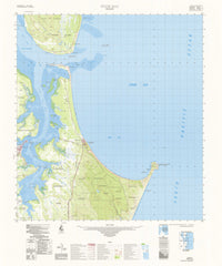 9546-3 Wide Bay 1:50k Topographic Map