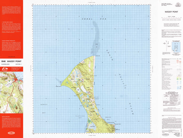 9548 Waddy Point 1:100k Topographic Map