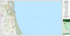 Brunswick Heads 9640-4N Topographic Map 1:25k