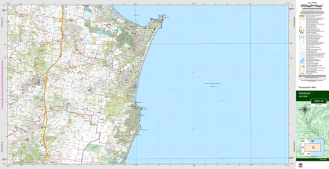Byron Bay 9640-4S Topographic Map 1:25k