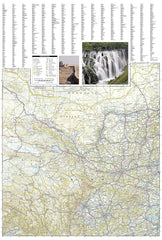 China West National Geographic Folded Map — additional product image