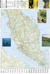 Malaysia National Geographic Folded Map