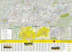 Tennessee National Geographic Folded Map