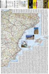 Spain & Portugal National Geographic Folded Map