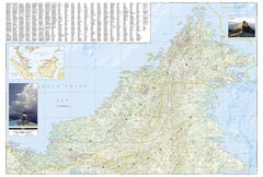 Malaysia National Geographic Folded Map