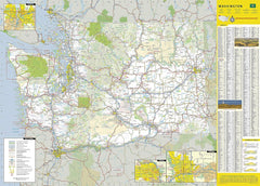 Washington State National Geographic Folded Map