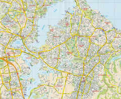 Auckland Compete New Zealand Kiwimaps Folded Map