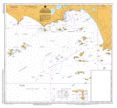 AUS 119 - Approaches to Esperance Nautical Chart