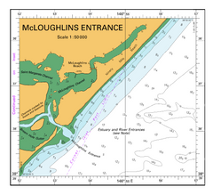 AUS 181 - Approaches to Corner Inlet and Port Albert Nautical Chart