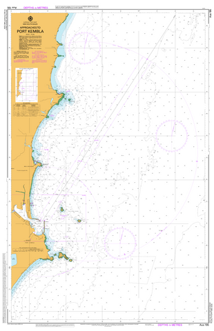AUS 195 - Approaches to Port Kembla Nautical Chart