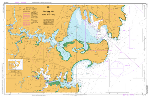 AUS 198 - Botany Bay and Port Hacking Nautical Chart