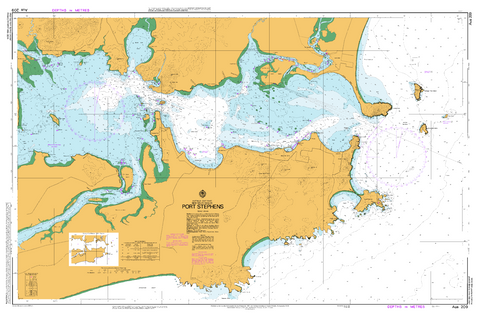 AUS 209 - Port Stephens Nautical Chart