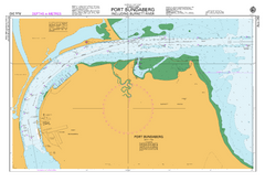 AUS 242 - Port Bundaberg including Burnett River Nautical Chart