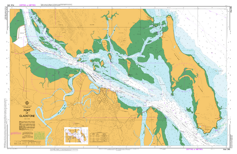 AUS 245 - Port of Gladstone Nautical Chart