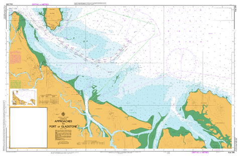 AUS 246 - Approaches to Port of Gladstone Nautical Chart