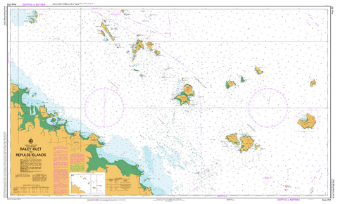 AUS 251 - Bailey Islet to Repulse Islands Nautical Chart