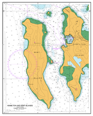 AUS 254 - Plans in Whitsundays Nautical Chart