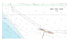 AUS 255 - Approaches to Abbot Point Nautical Chart