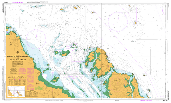 AUS 260 - Broad Sound Channel and Shoalwater Bay Nautical Chart