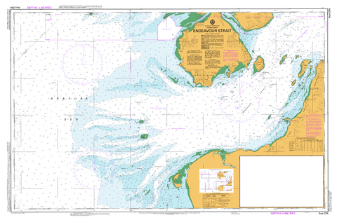 AUS 294 - Endeavour Strait Nautical Chart