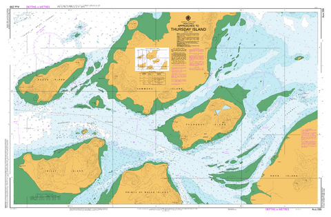 AUS 299 - Approaches to Thursday Island Nautical Chart