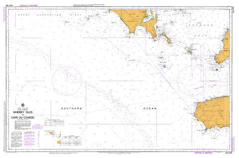 AUS 343 - Whidbey Isles to Cape Du Couedic Nautical Chart