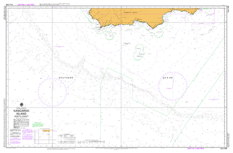 AUS 346 - Kangaroo Island (South Coast) Nautical Chart
