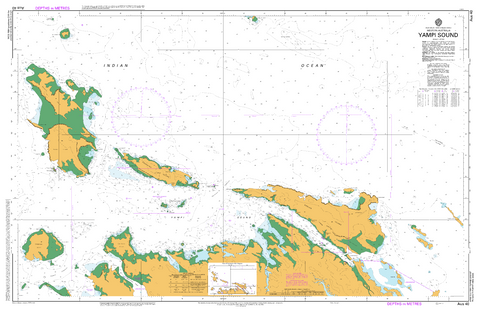 AUS 40 - Yampi Sound Nautical Chart