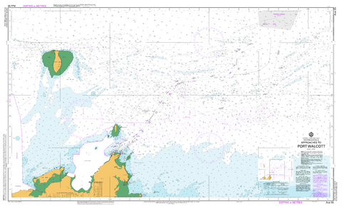AUS 55 - Approaches to Port Walcott Nautical Chart