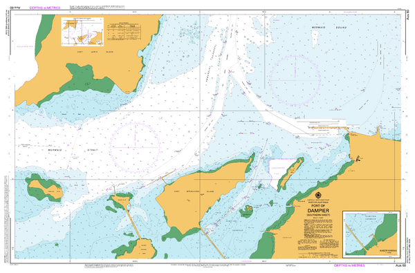 AUS 60 - Port of Dampier (Southern Sheet) Nautical Chart