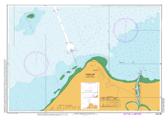AUS 64 - Approaches to Onslow Nautical Chart
