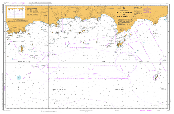 AUS 763 - Cape Le Grand to Cape Pasley Nautical Chart