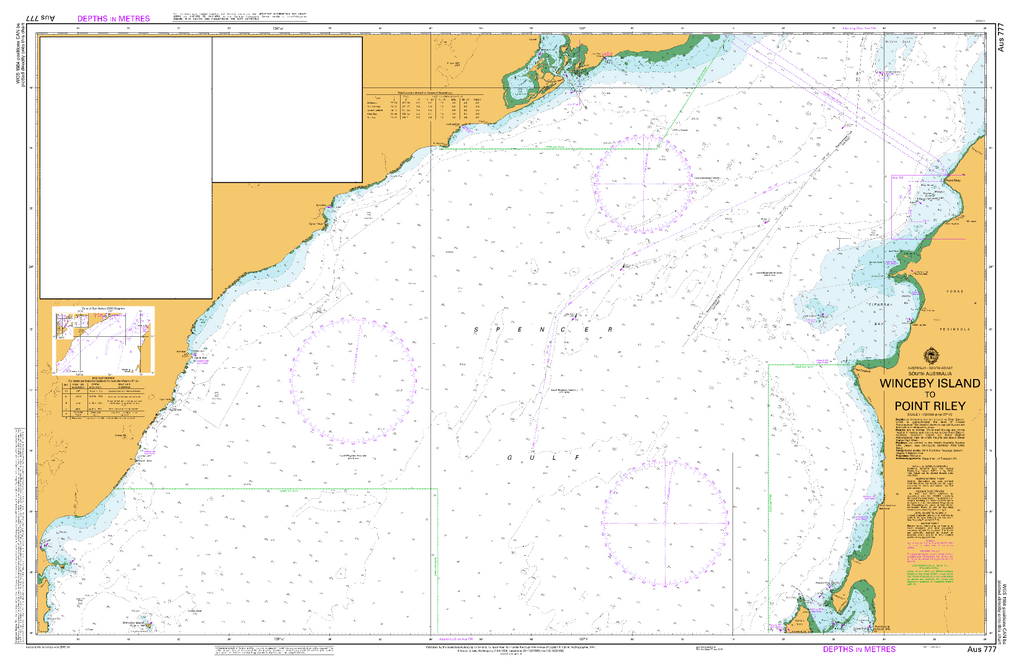 AUS 777 - Winceby Island to Point Riley Nautical | Mapworld
