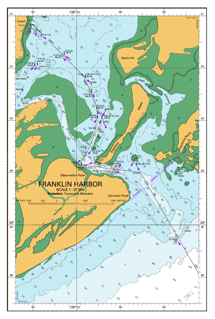 AUS 777 - Winceby Island to Point Riley Nautical | Mapworld