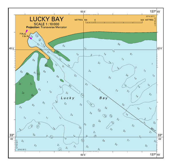 AUS 777 - Winceby Island to Point Riley Nautical | Mapworld