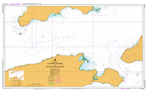 AUS 780 - Althorpe Islands to Backstairs Passage Nautical Chart