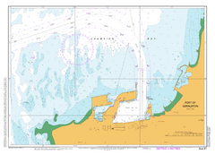 AUS 81 - Approaches to Geraldton Nautical Chart