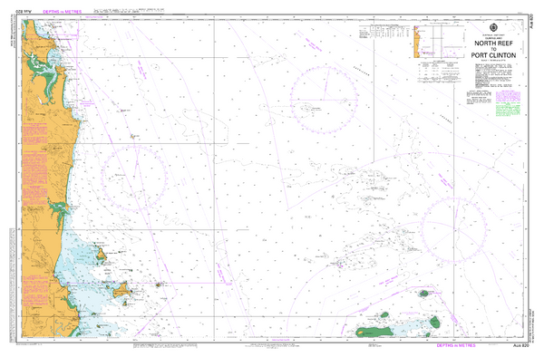 AUS 820 - North Reef to Port Clinton Nautical Chart