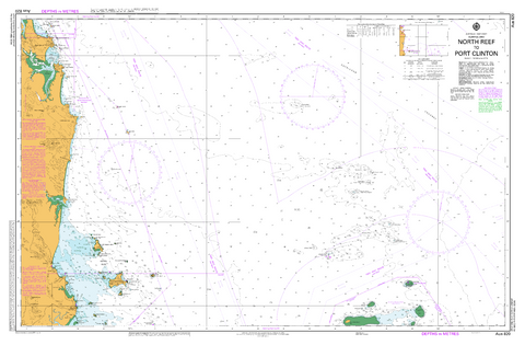 AUS 820 - North Reef to Port Clinton Nautical Chart