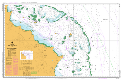 AUS 832 - Cape Flattery to Barrow Point Nautical Chart