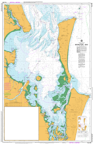 AUS 236 - Moreton Bay Nautical Chart