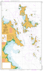 Map of the Whitsunday Group with geographical features and labels.