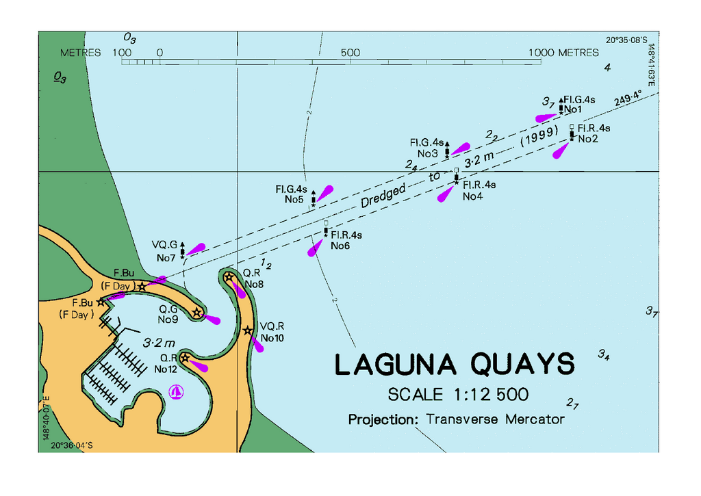 AUS 252 - Whitsunday Group Nautical Chart | Mapworld